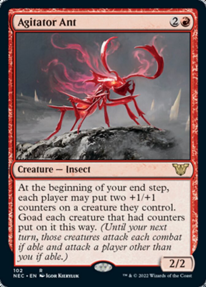 Agitator Ant [Kamigawa: Neon Dynasty Commander] | Shuffle n Cut Hobbies & Games