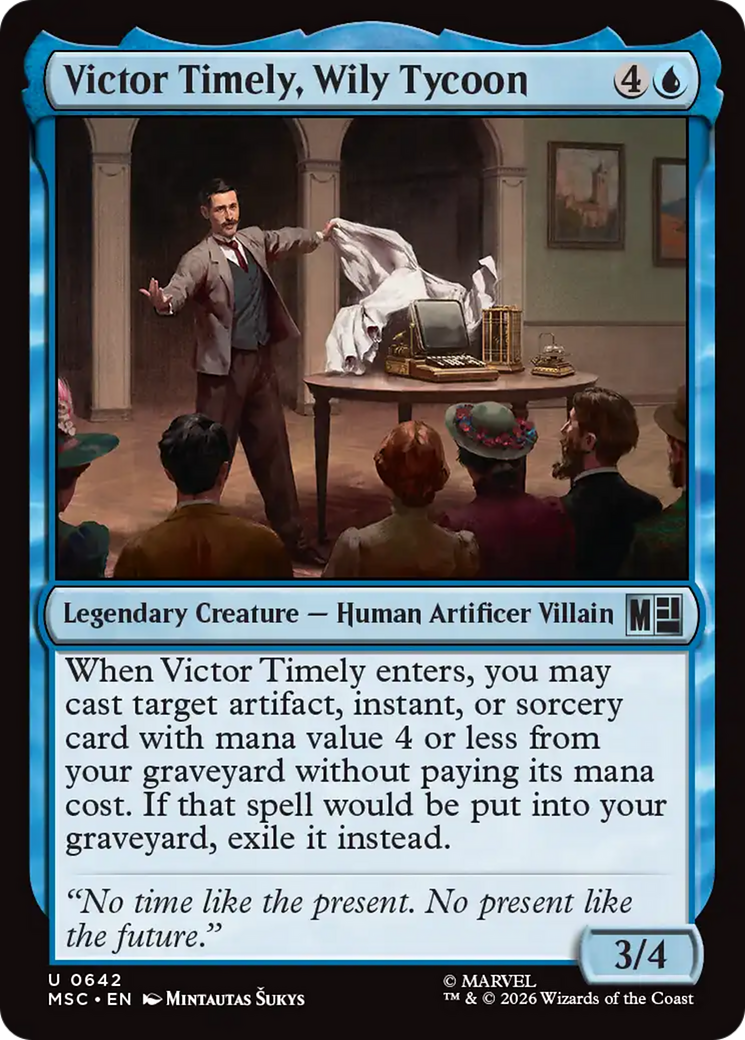 Victor Timely, Wily Tycoon [Marvel Super Heroes Commander] | Shuffle n Cut Hobbies & Games