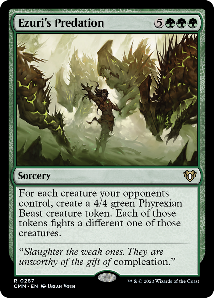 Ezuri's Predation [Commander Masters] | Shuffle n Cut Hobbies & Games