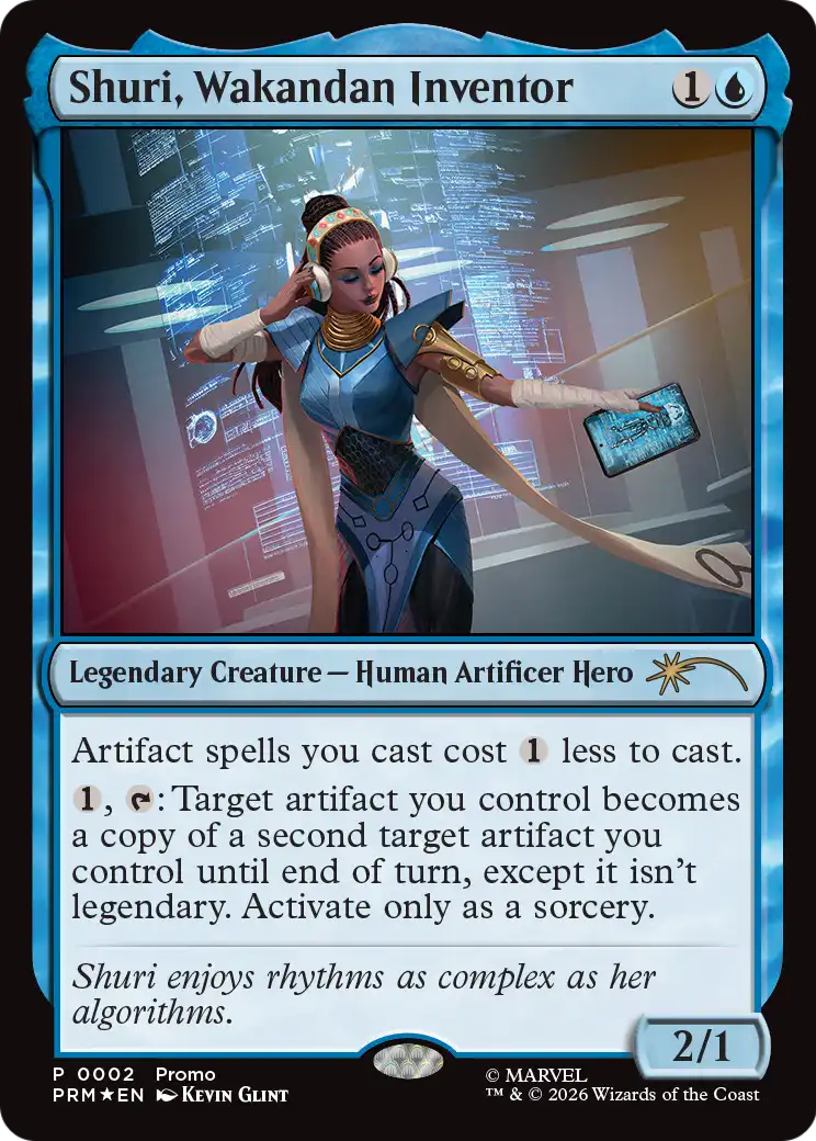 Shuri, Wakandan Inventor [Media Promos] | Shuffle n Cut Hobbies & Games