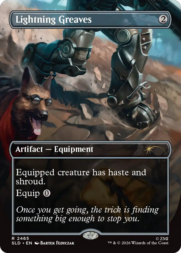 Lightning Greaves (2465) [Secret Lair Drop Series] | Shuffle n Cut Hobbies & Games