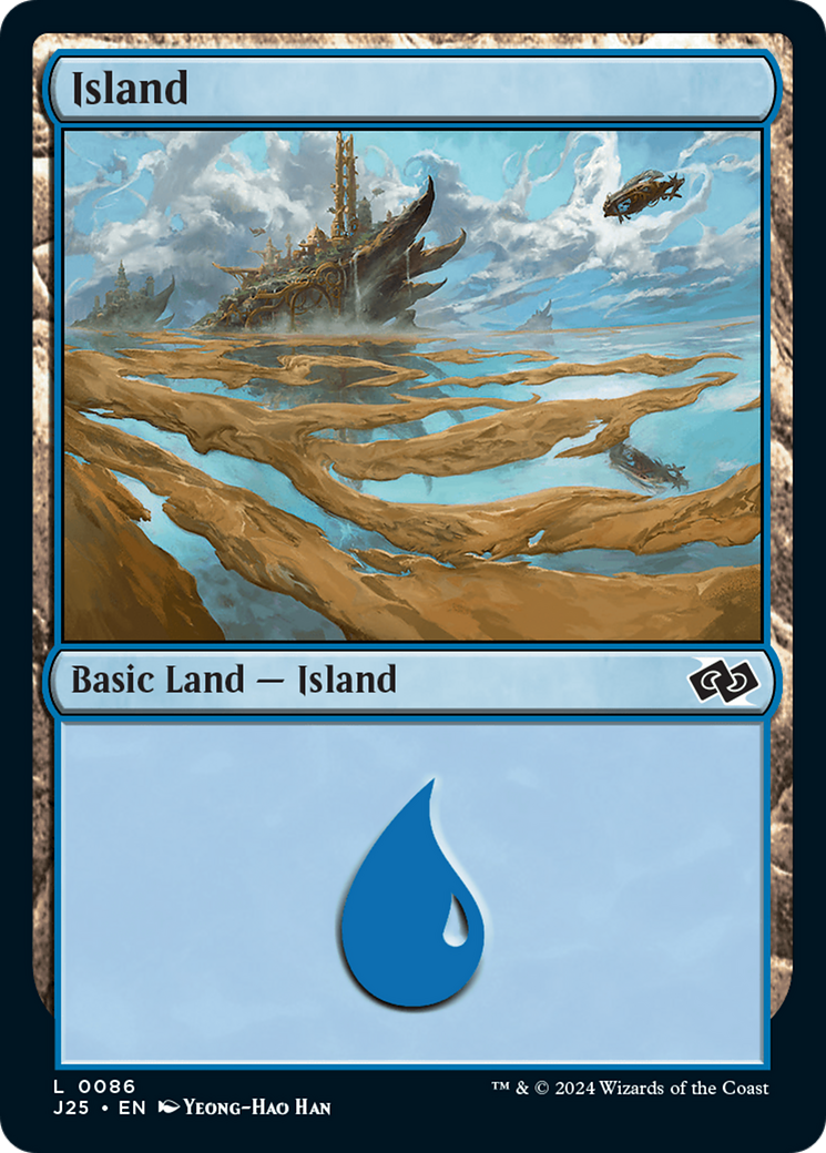 Island (86) [Foundations Jumpstart] | Shuffle n Cut Hobbies & Games