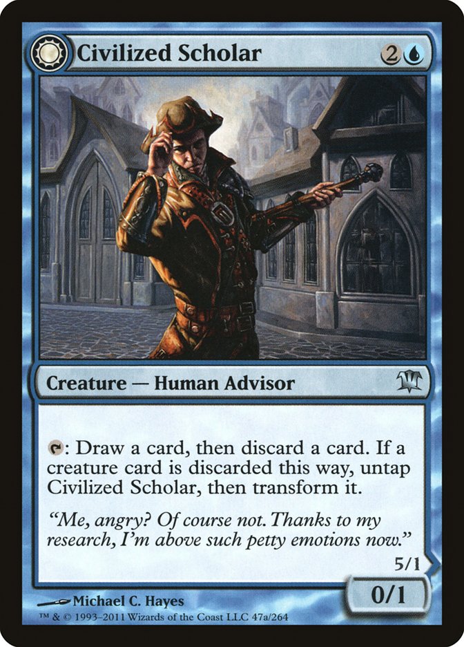 Civilized Scholar // Homicidal Brute [Innistrad] | Shuffle n Cut Hobbies & Games