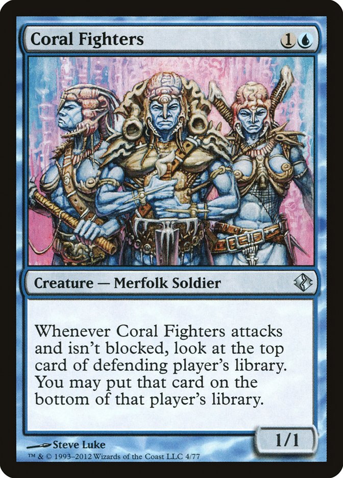 Coral Fighters [Duel Decks: Venser vs. Koth] | Shuffle n Cut Hobbies & Games