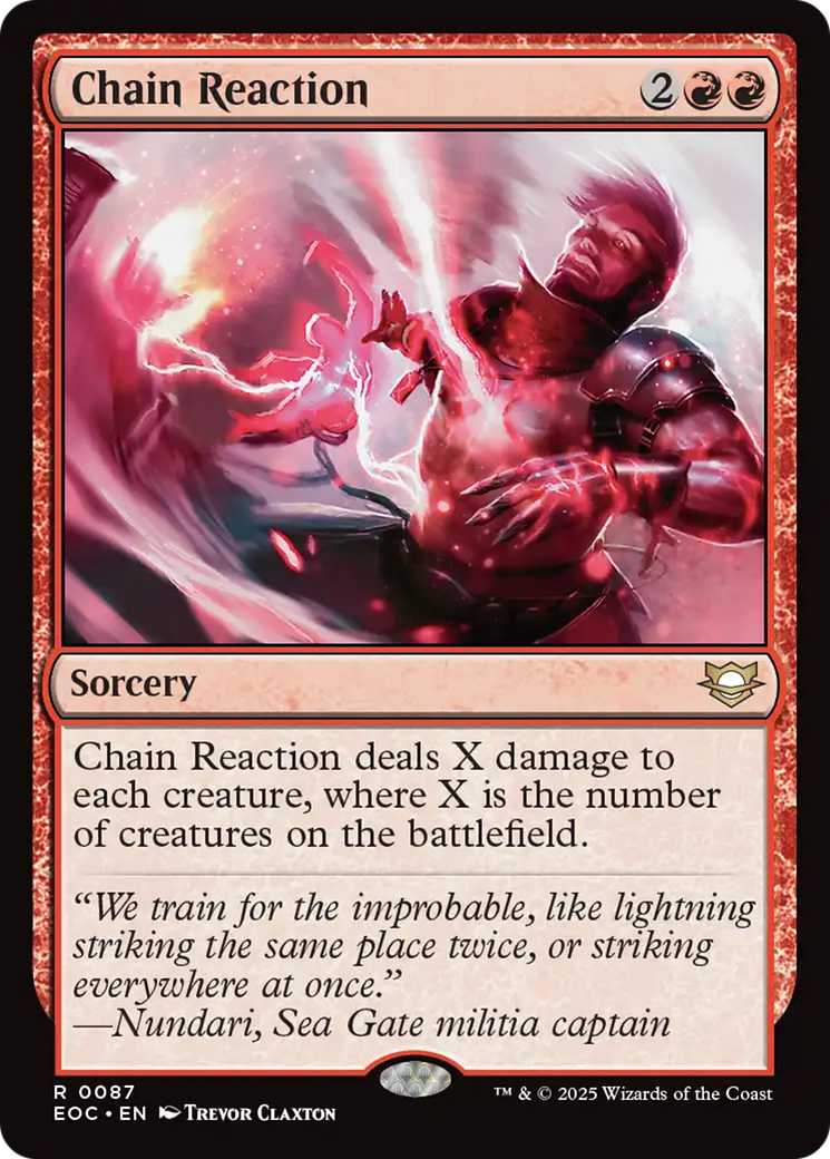 Chain Reaction [Edge of Eternities Commander] | Shuffle n Cut Hobbies & Games