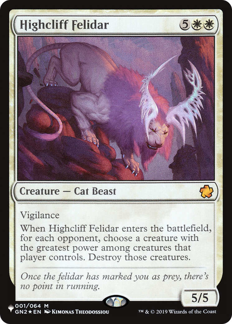 Highcliff Felidar [The List] | Shuffle n Cut Hobbies & Games