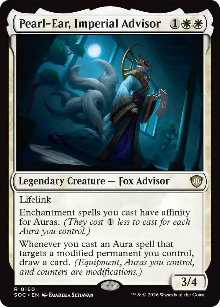 Pearl-Ear, Imperial Advisor [Secrets of Strixhaven Commander] | Shuffle n Cut Hobbies & Games