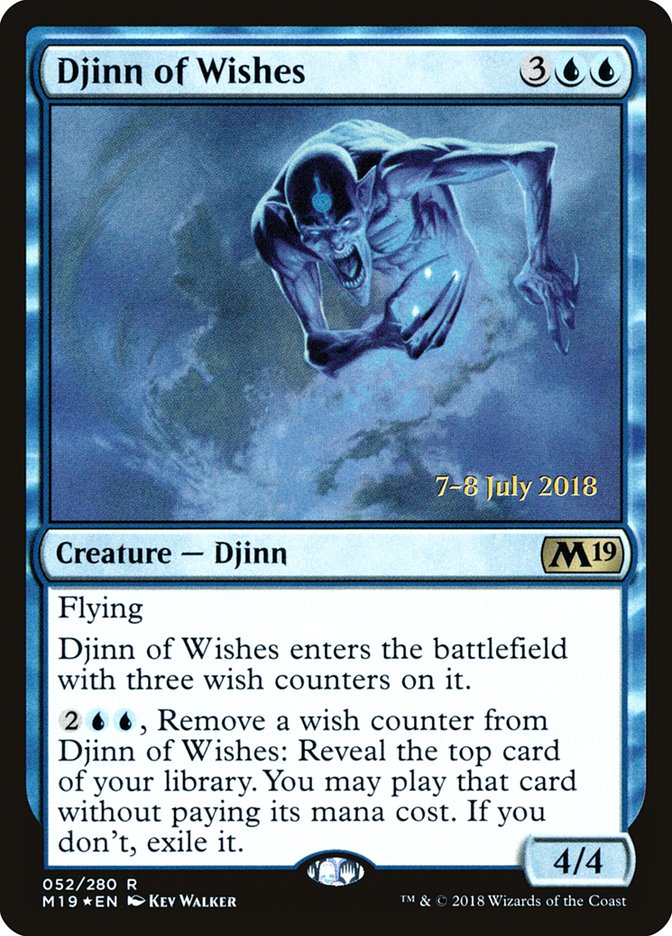 Djinn of Wishes [Core Set 2019 Prerelease Promos] | Shuffle n Cut Hobbies & Games