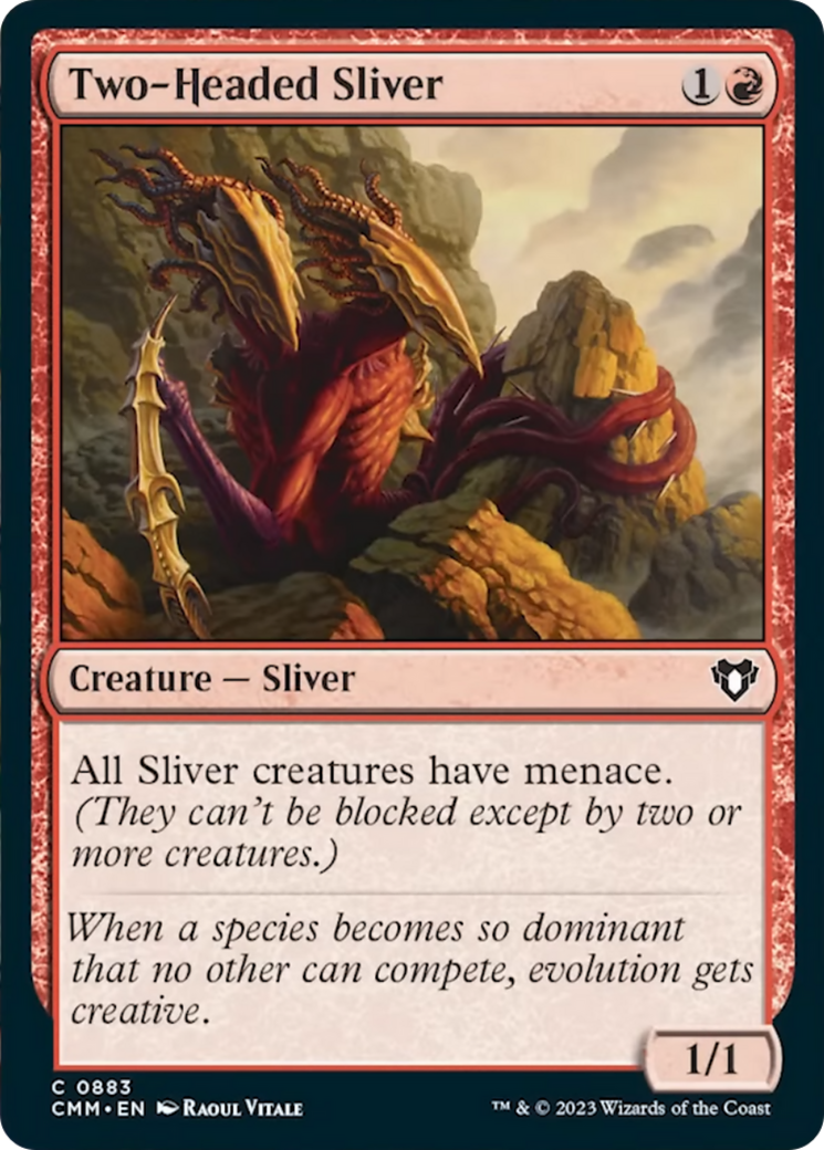 Two-Headed Sliver [Commander Masters] | Shuffle n Cut Hobbies & Games