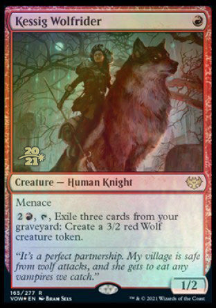 Kessig Wolfrider [Innistrad: Crimson Vow Prerelease Promos] | Shuffle n Cut Hobbies & Games