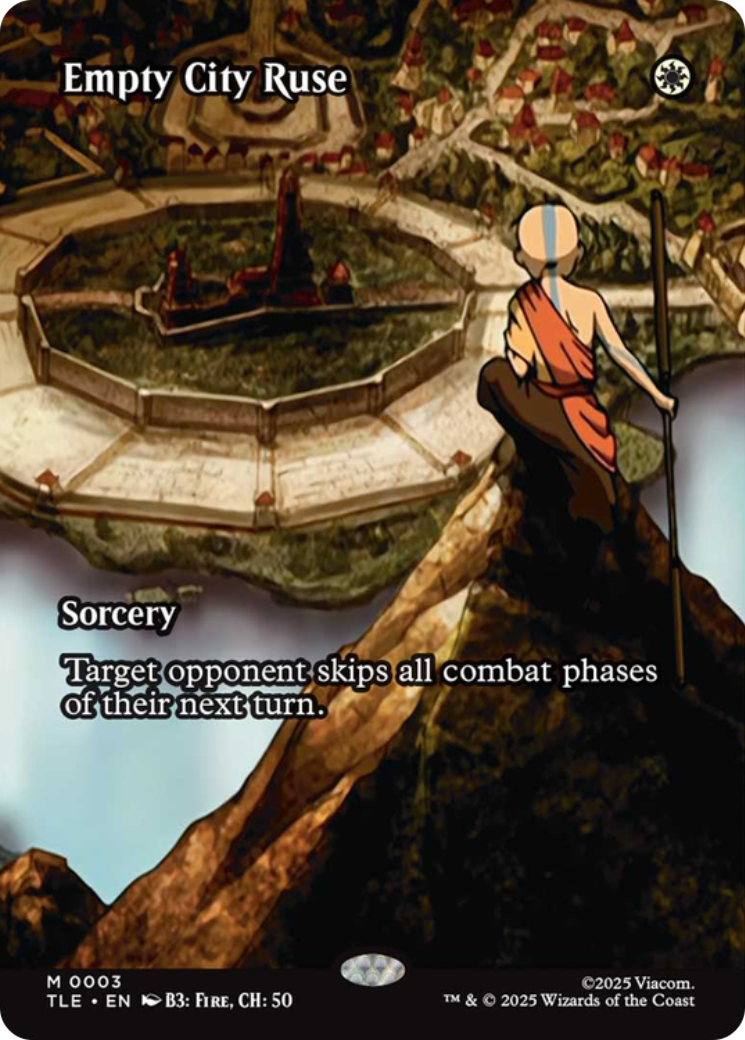 Empty City Ruse (Borderless) [Avatar: The Last Airbender: Eternal-Legal] | Shuffle n Cut Hobbies & Games