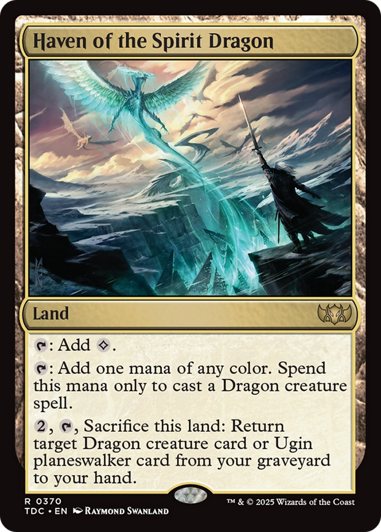 Haven of the Spirit Dragon [Tarkir: Dragonstorm Commander] | Shuffle n Cut Hobbies & Games