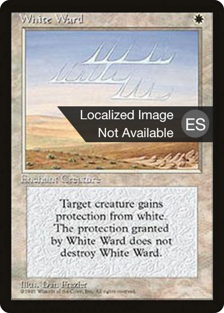 White Ward [Fourth Edition Foreign Black Border] | Shuffle n Cut Hobbies & Games