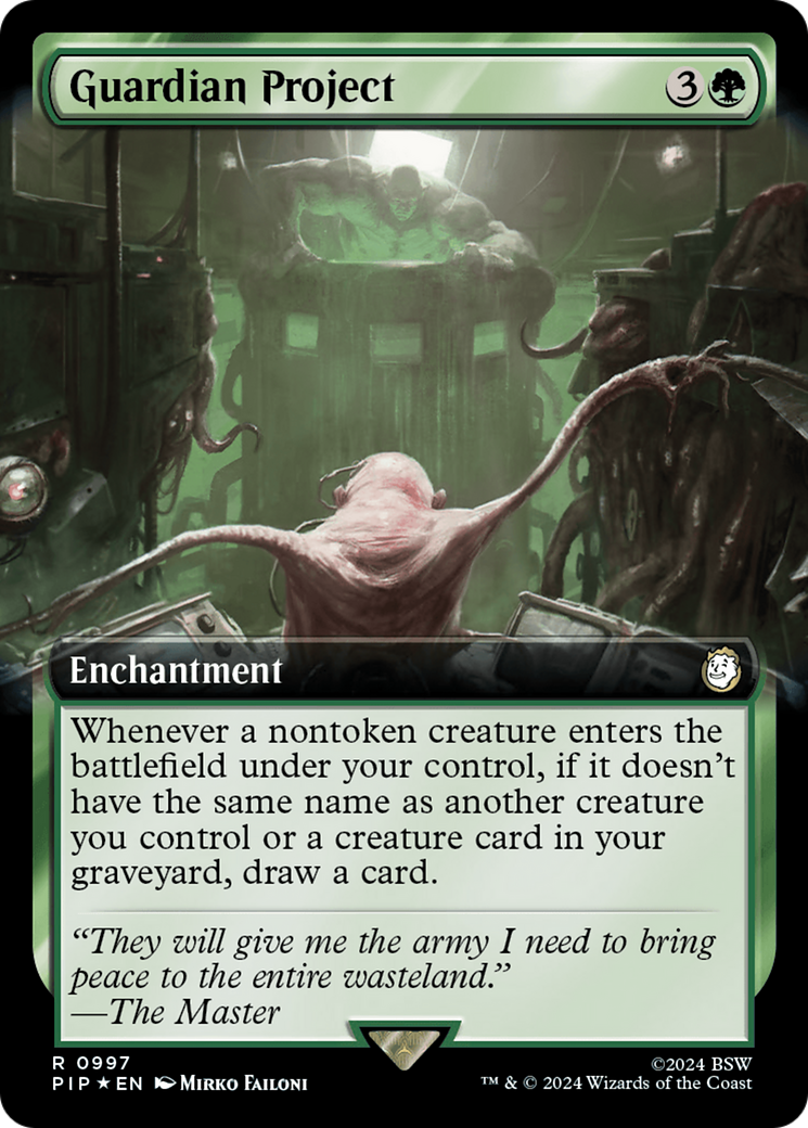 Guardian Project (Extended Art) (Surge Foil) [Fallout] | Shuffle n Cut Hobbies & Games