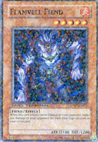 Flamvell Fiend [DT01-EN072] Super Rare | Shuffle n Cut Hobbies & Games