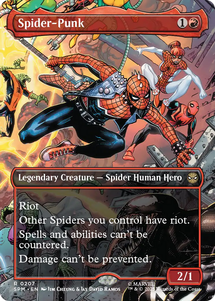 Spider-Punk (0207) (Borderless) [Marvel's Spider-Man] | Shuffle n Cut Hobbies & Games