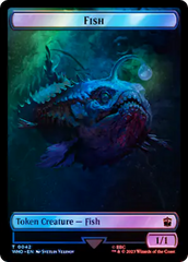 Fish // Food (0059) Double-Sided Token (Surge Foil) [Doctor Who Tokens] | Shuffle n Cut Hobbies & Games