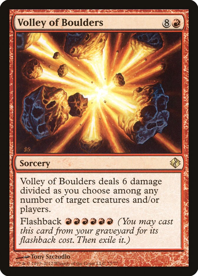 Volley of Boulders [Duel Decks: Venser vs. Koth] | Shuffle n Cut Hobbies & Games
