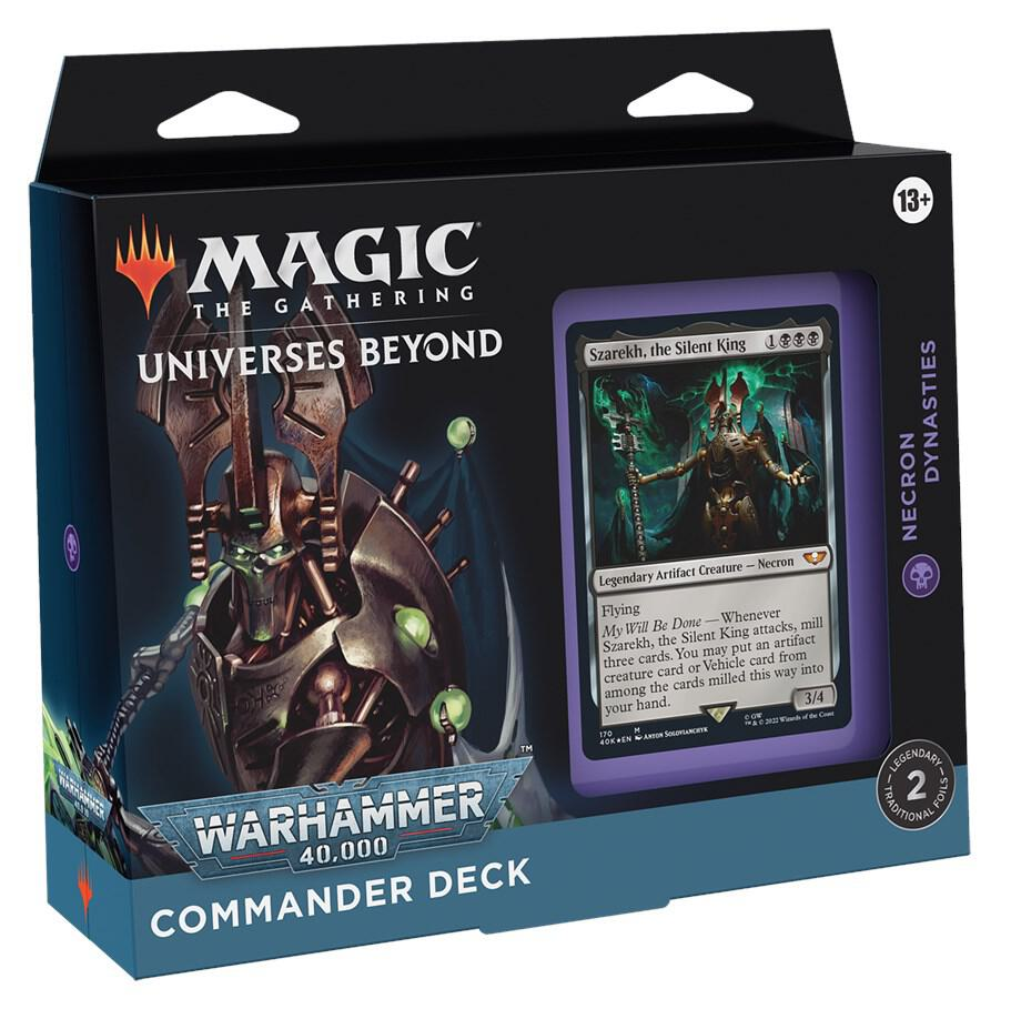 Warhammer 40,000 - Commander Deck (Necron Dynasties) | Shuffle n Cut Hobbies & Games