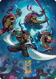 Instant Collection:  [Teenage Ninja Turtles: Art Series] (Non-Stamped Signature) (Copy) | Shuffle n Cut Hobbies & Games