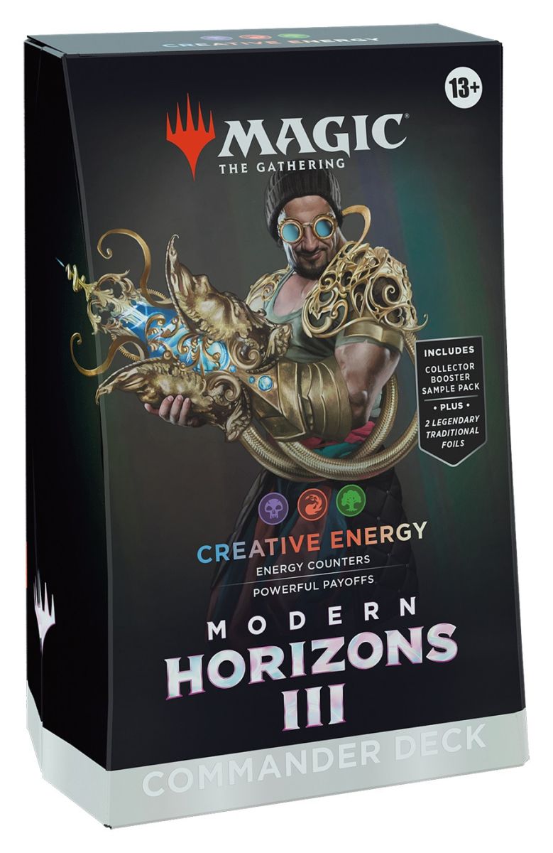 MODERN HORIZONS 3: COMMANDER DECK CREATIVE ENERGY | Shuffle n Cut Hobbies & Games