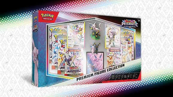 Pokémon TCG: Scarlet & Violet—Prismatic Evolutions Premium Figure Collection | Shuffle n Cut Hobbies & Games