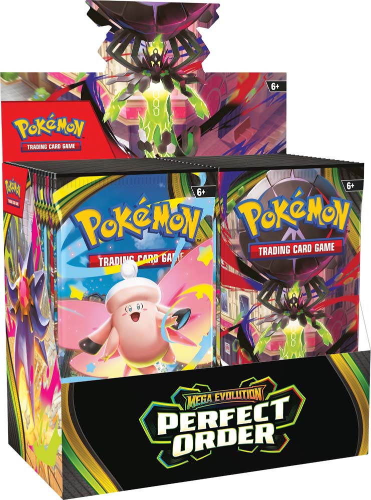 Pokemon TCG Mega Evolution Perfect Order Booster Box | Shuffle n Cut Hobbies & Games