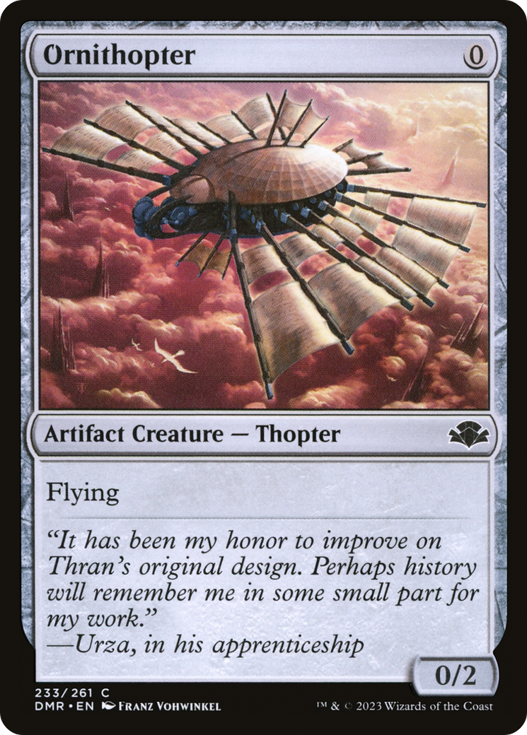 Ornithopter [Dominaria Remastered] | Shuffle n Cut Hobbies & Games