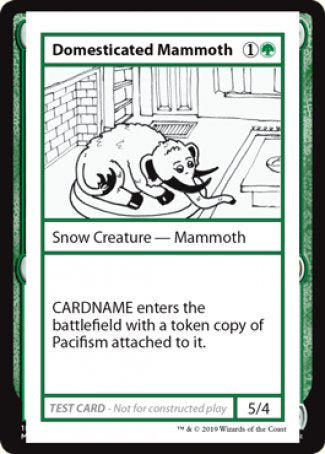 Domesticated Mammoth (2021 Edition) [Mystery Booster Playtest Cards] | Shuffle n Cut Hobbies & Games