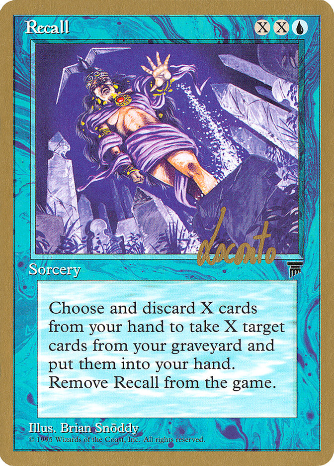 Recall (Michael Loconto) [Pro Tour Collector Set] | Shuffle n Cut Hobbies & Games