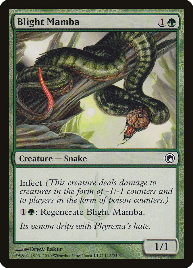 Blight Mamba [Scars of Mirrodin] | Shuffle n Cut Hobbies & Games