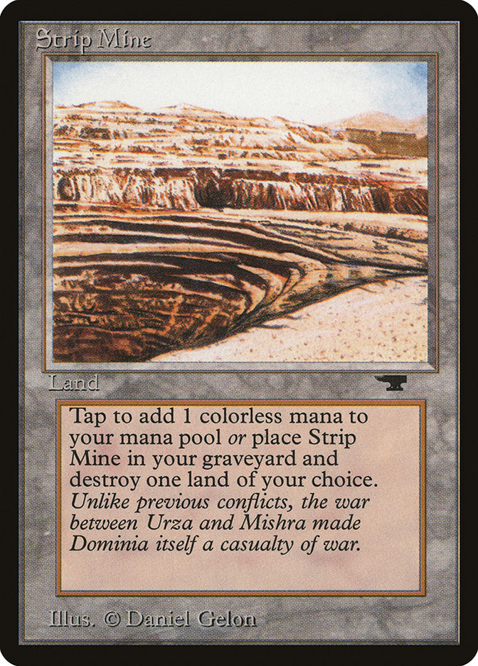 Strip Mine (Sloped Horizon) [Antiquities] | Shuffle n Cut Hobbies & Games