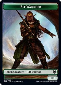 Elf Warrior // Koma's Coil Double-Sided Token [Kaldheim Tokens] | Shuffle n Cut Hobbies & Games