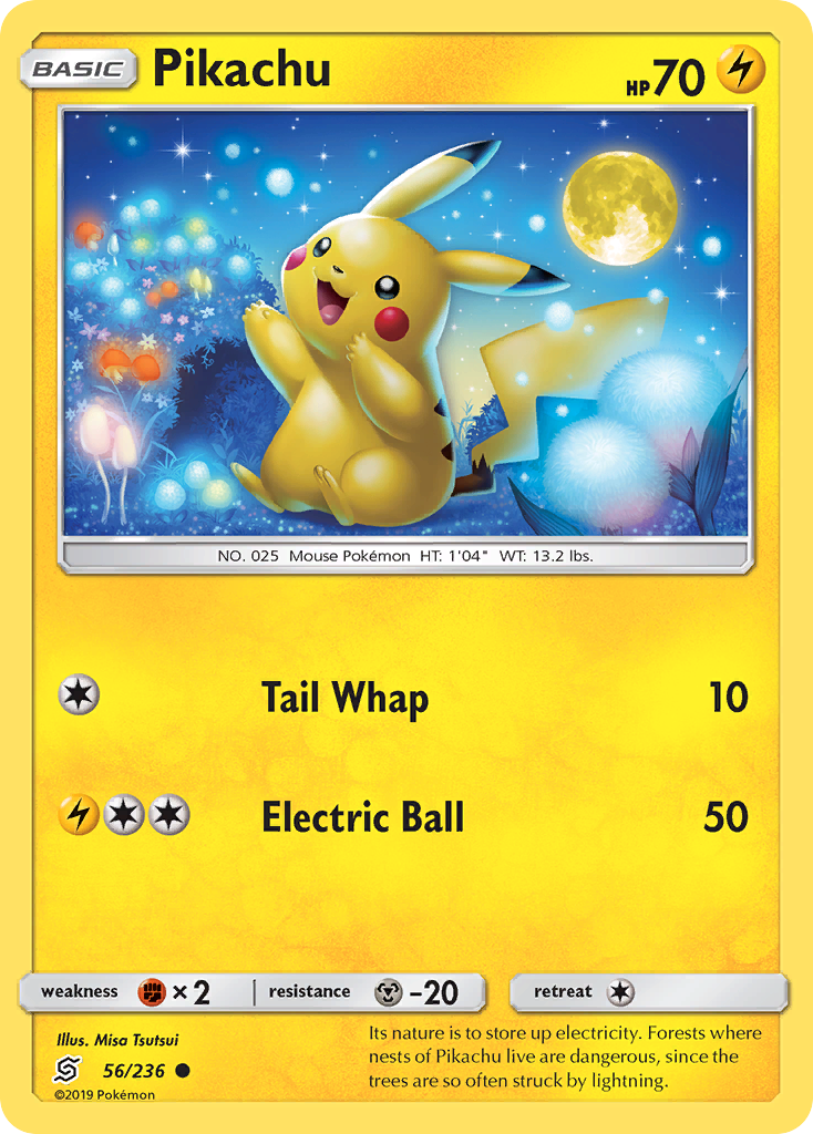 Pikachu (56/236) [Sun & Moon: Unified Minds] | Shuffle n Cut Hobbies & Games