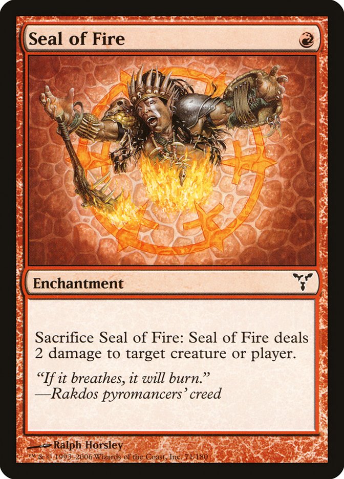 Seal of Fire [Dissension] | Shuffle n Cut Hobbies & Games