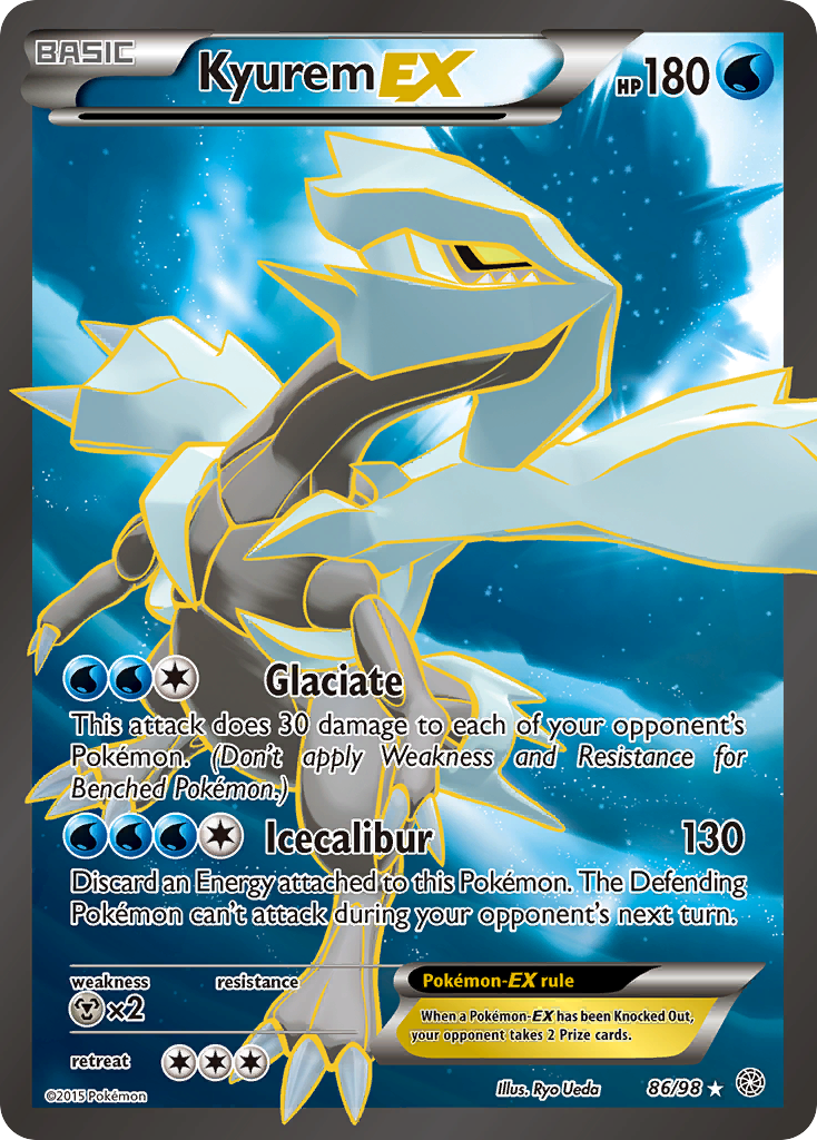 Kyurem EX (86/98) [XY: Ancient Origins] | Shuffle n Cut Hobbies & Games