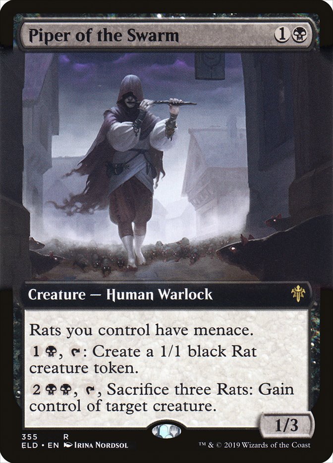 Piper of the Swarm (Extended Art) [Throne of Eldraine] | Shuffle n Cut Hobbies & Games