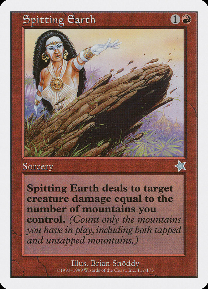 Spitting Earth [Starter 1999] | Shuffle n Cut Hobbies & Games