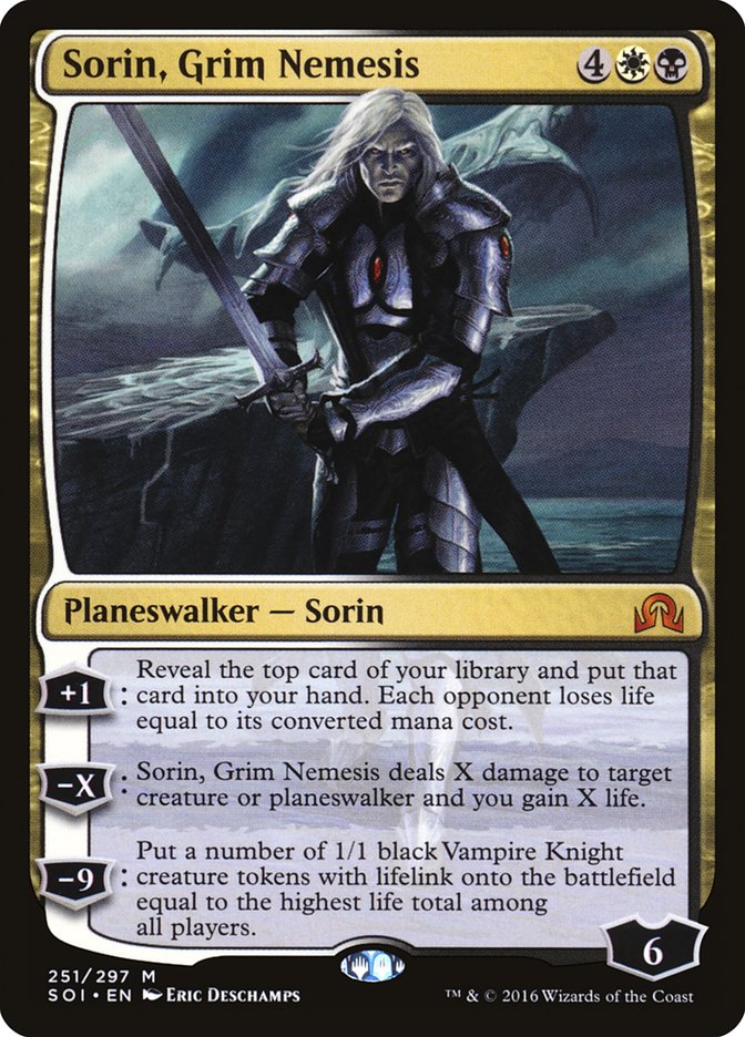 Sorin, Grim Nemesis [Shadows over Innistrad] | Shuffle n Cut Hobbies & Games