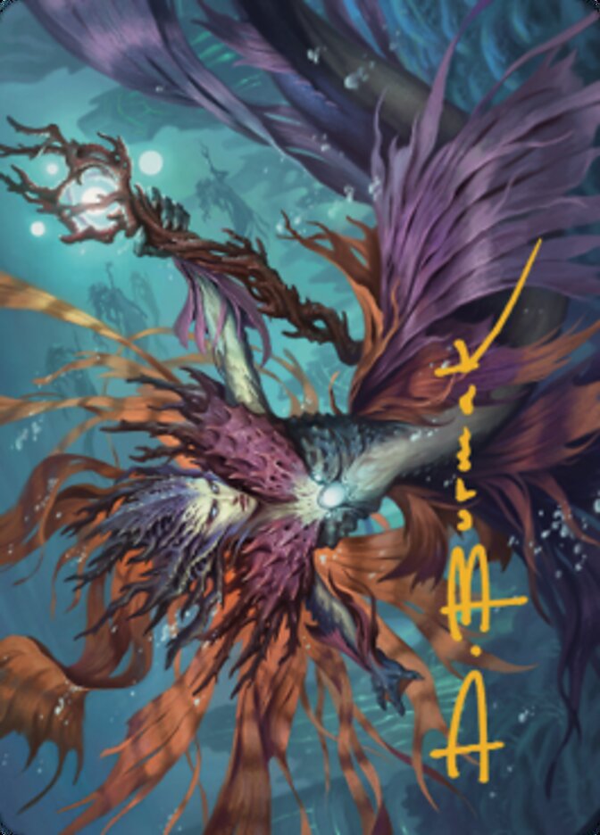 Vodalian Hexcatcher Art Card (Gold-Stamped Signature) [Dominaria United Art Series] | Shuffle n Cut Hobbies & Games