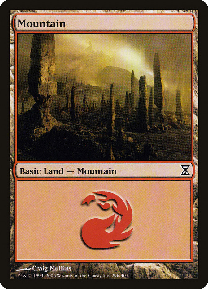 Mountain (296) [Time Spiral] | Shuffle n Cut Hobbies & Games