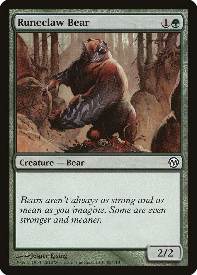 Runeclaw Bear [Duels of the Planeswalkers] | Shuffle n Cut Hobbies & Games