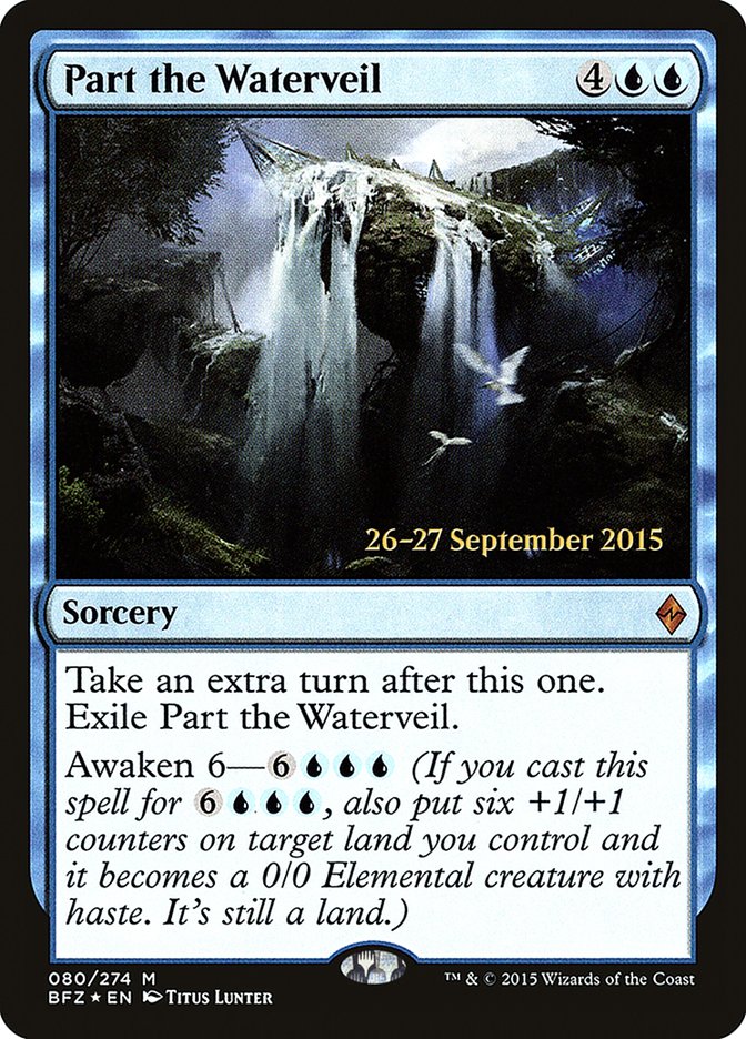 Part the Waterveil [Battle for Zendikar Prerelease Promos] | Shuffle n Cut Hobbies & Games