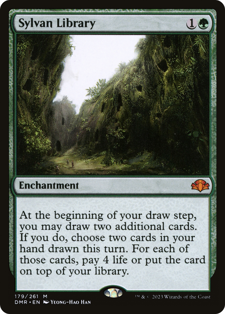 Sylvan Library [Dominaria Remastered] | Shuffle n Cut Hobbies & Games