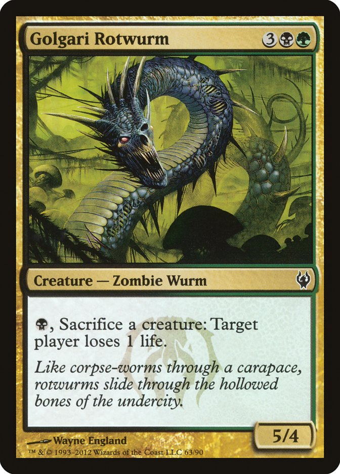 Golgari Rotwurm [Duel Decks: Izzet vs. Golgari] | Shuffle n Cut Hobbies & Games