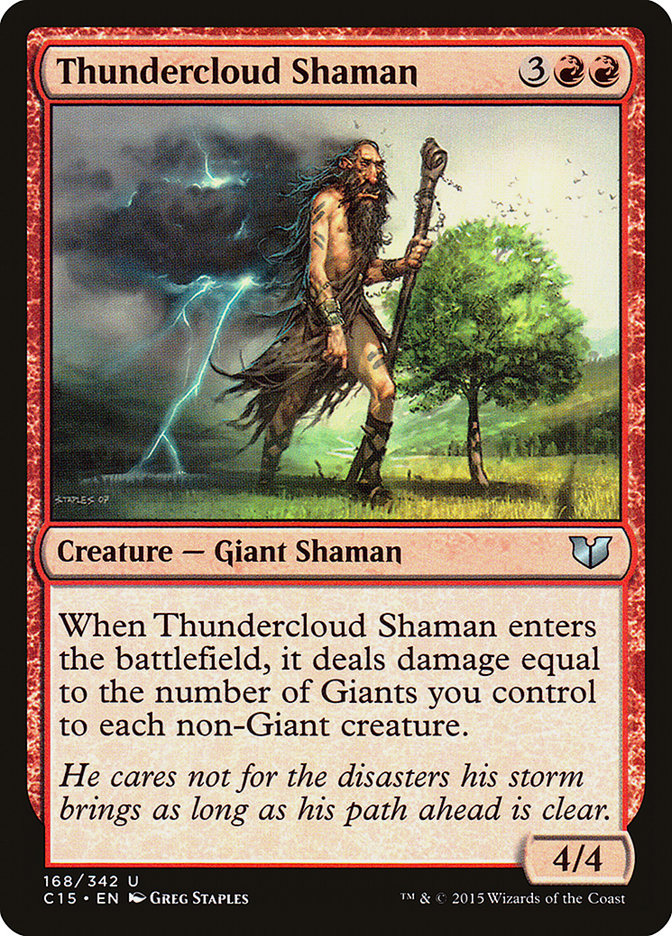 Thundercloud Shaman [Commander 2015] | Shuffle n Cut Hobbies & Games