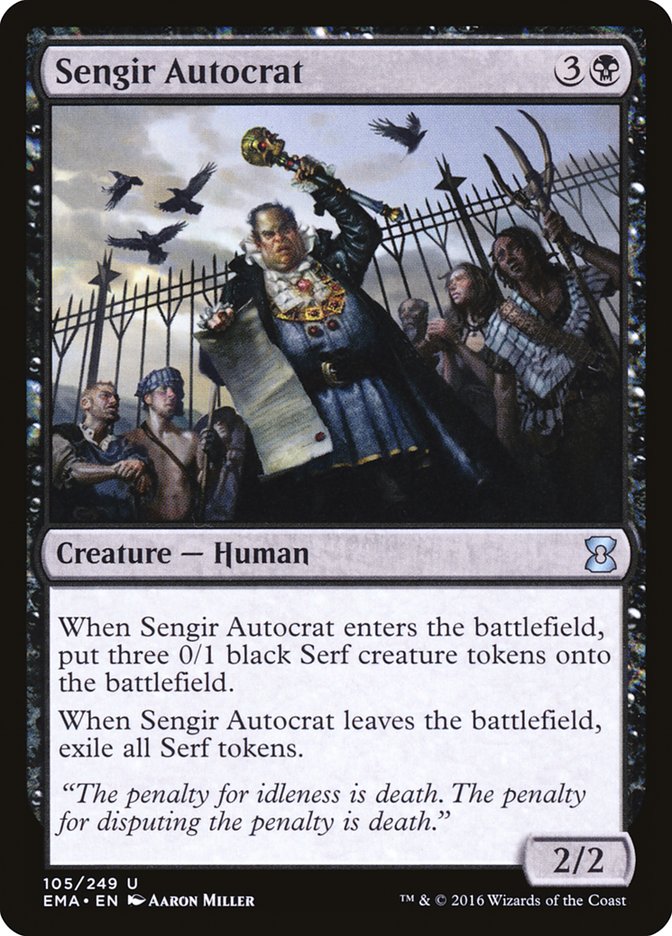 Sengir Autocrat [Eternal Masters] | Shuffle n Cut Hobbies & Games
