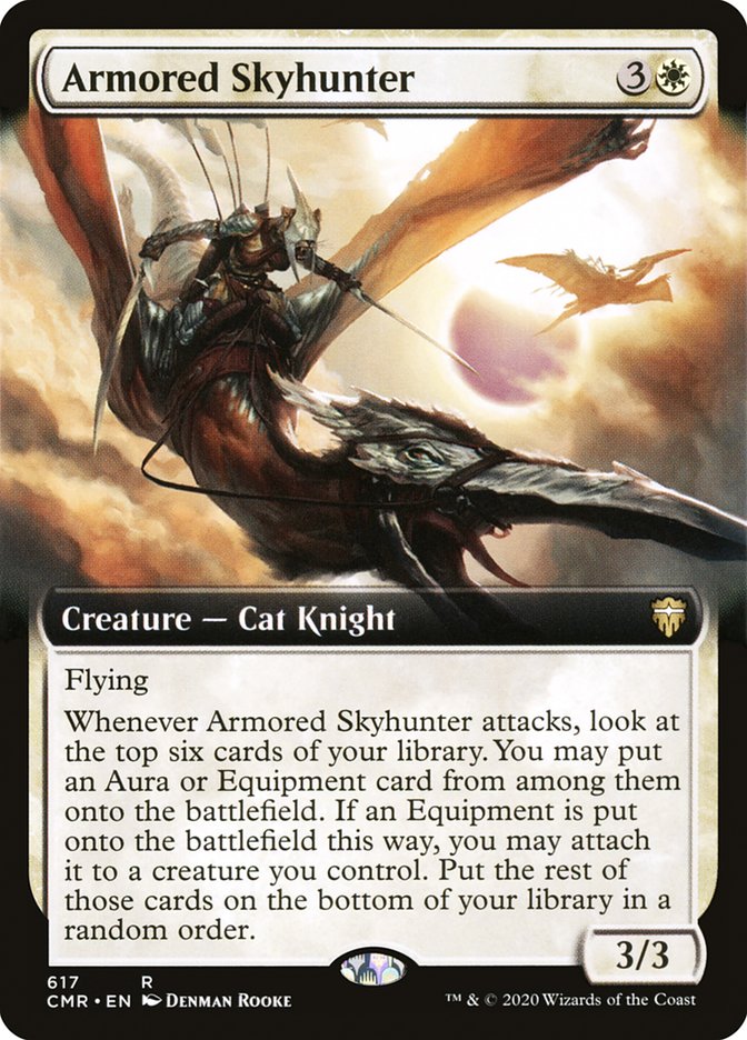 Armored Skyhunter (Extended Art) [Commander Legends] | Shuffle n Cut Hobbies & Games