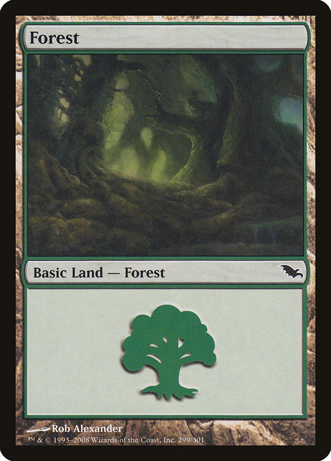 Forest (299) [Shadowmoor] | Shuffle n Cut Hobbies & Games