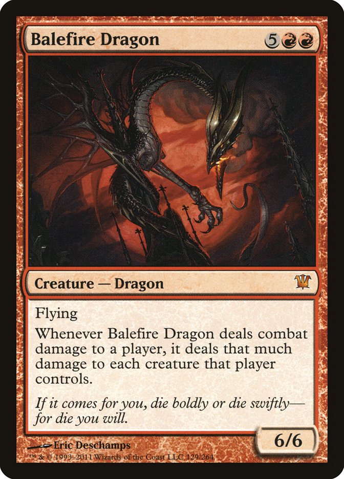 Balefire Dragon [Innistrad] | Shuffle n Cut Hobbies & Games